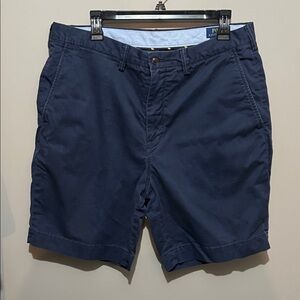 Polo by Ralph Lauren Men's Dark Blue Flat Front Shorts